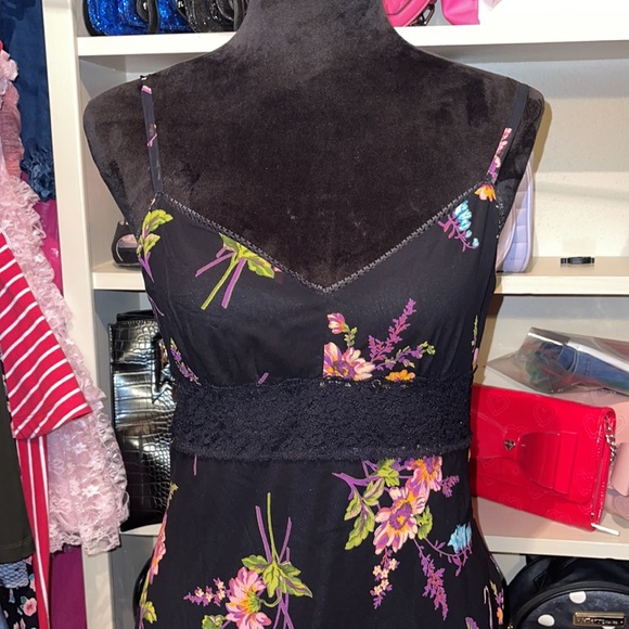 VTG Betsey Johnson Floral Dress - Picture 2 of 6